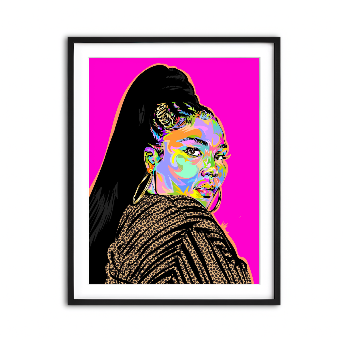 Framed Print 3x4 Black