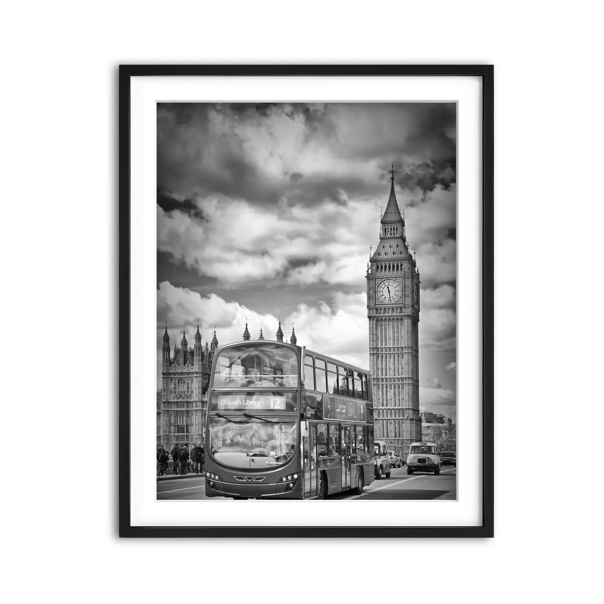 Framed Print 3x4 Black