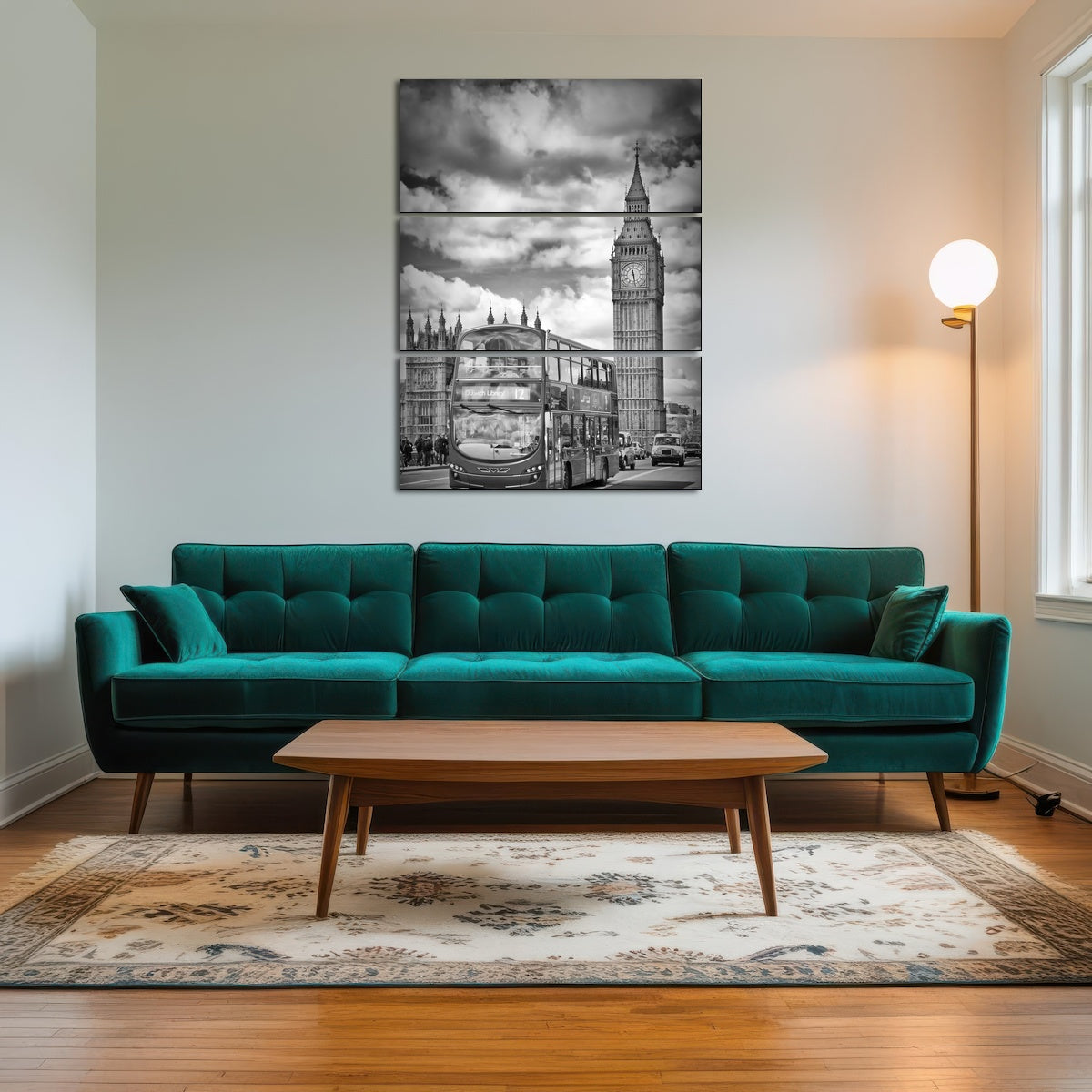 AUTO-MOCKUP ROOM | LONDON Houses of Parliament and traffic