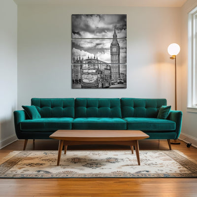 AUTO-MOCKUP ROOM | LONDON Houses of Parliament and traffic