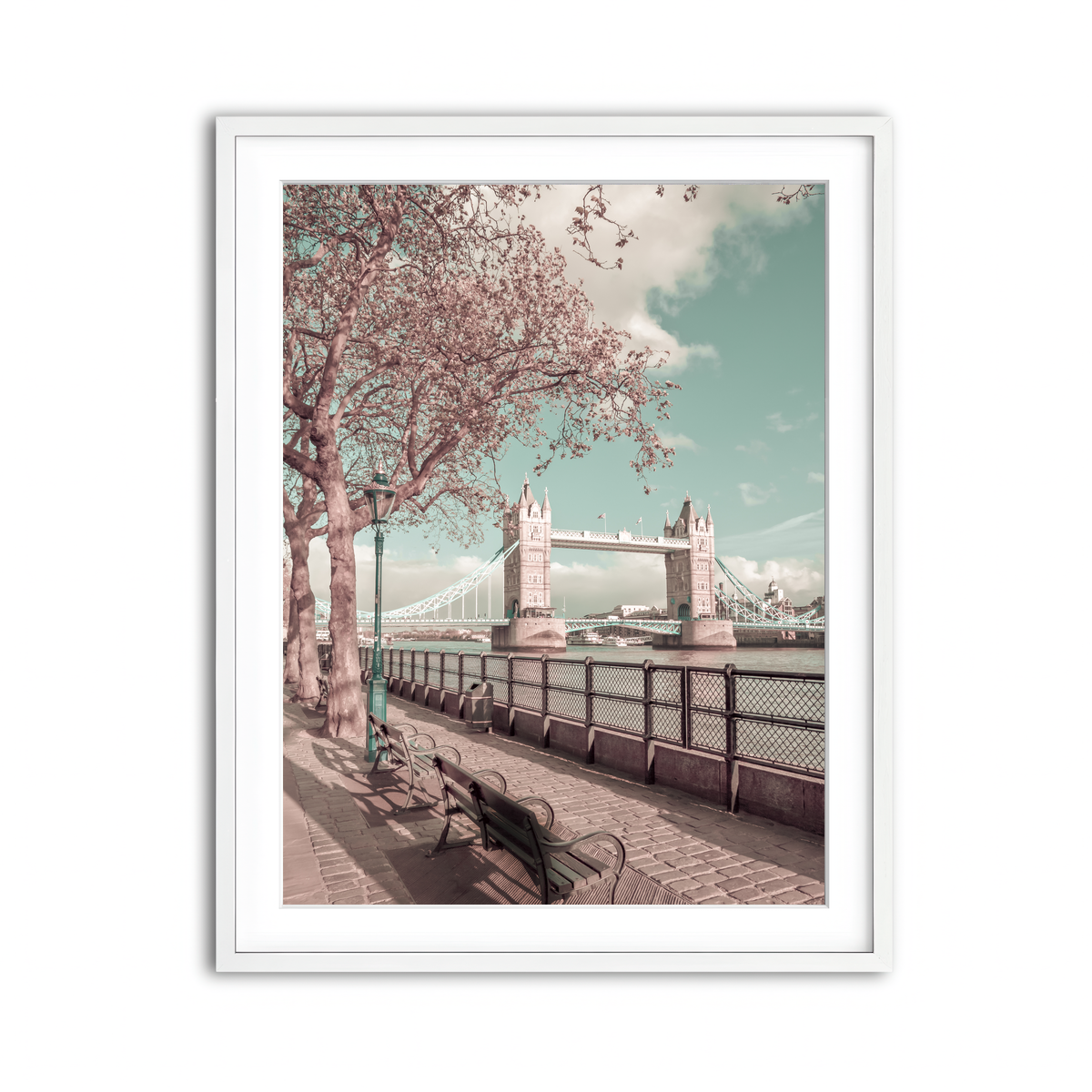 Framed Print 3x4 White