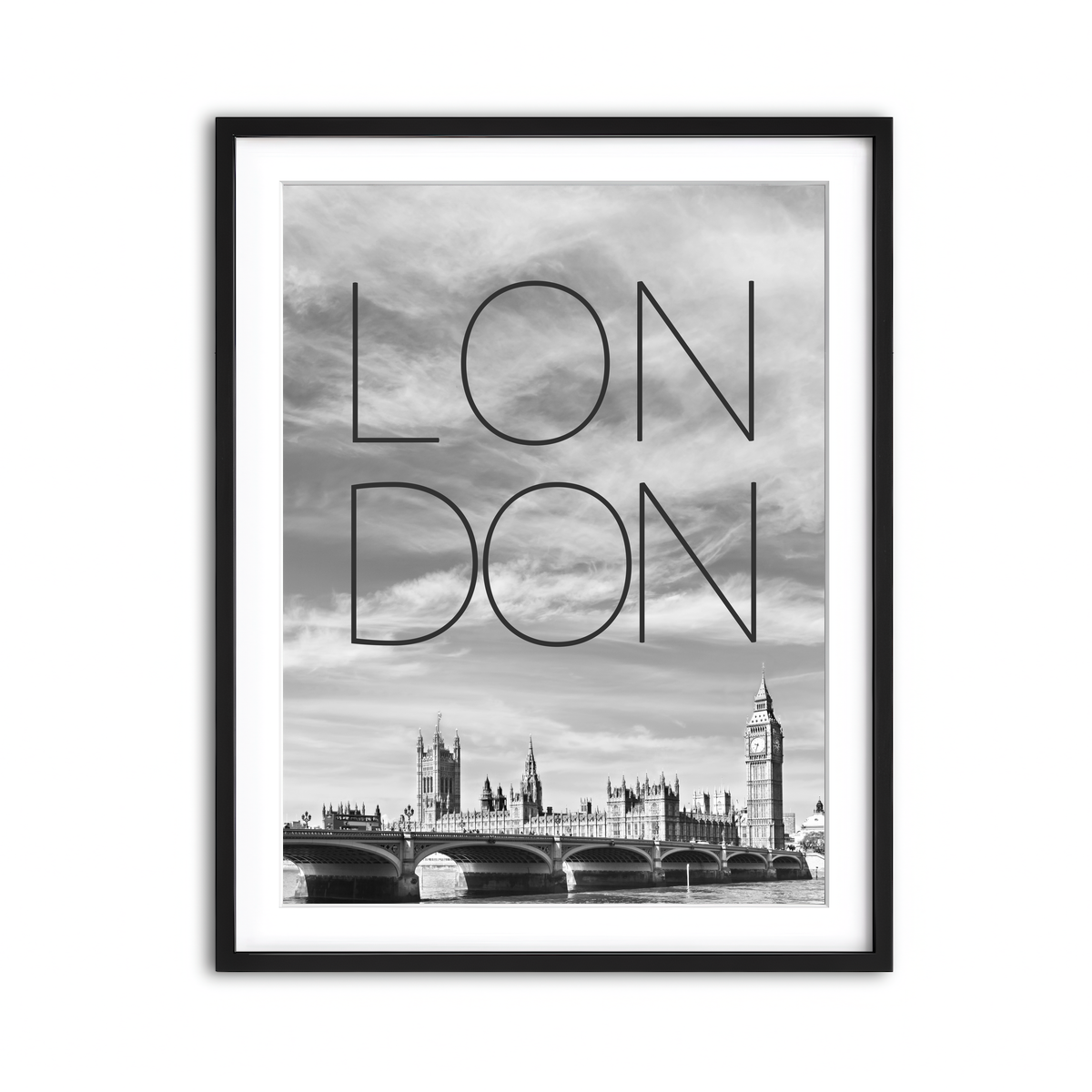 Framed Print 3x4 Black