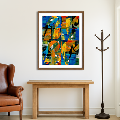 AUTO-MOCKUP ROOM | Love Quadrant Wall Art