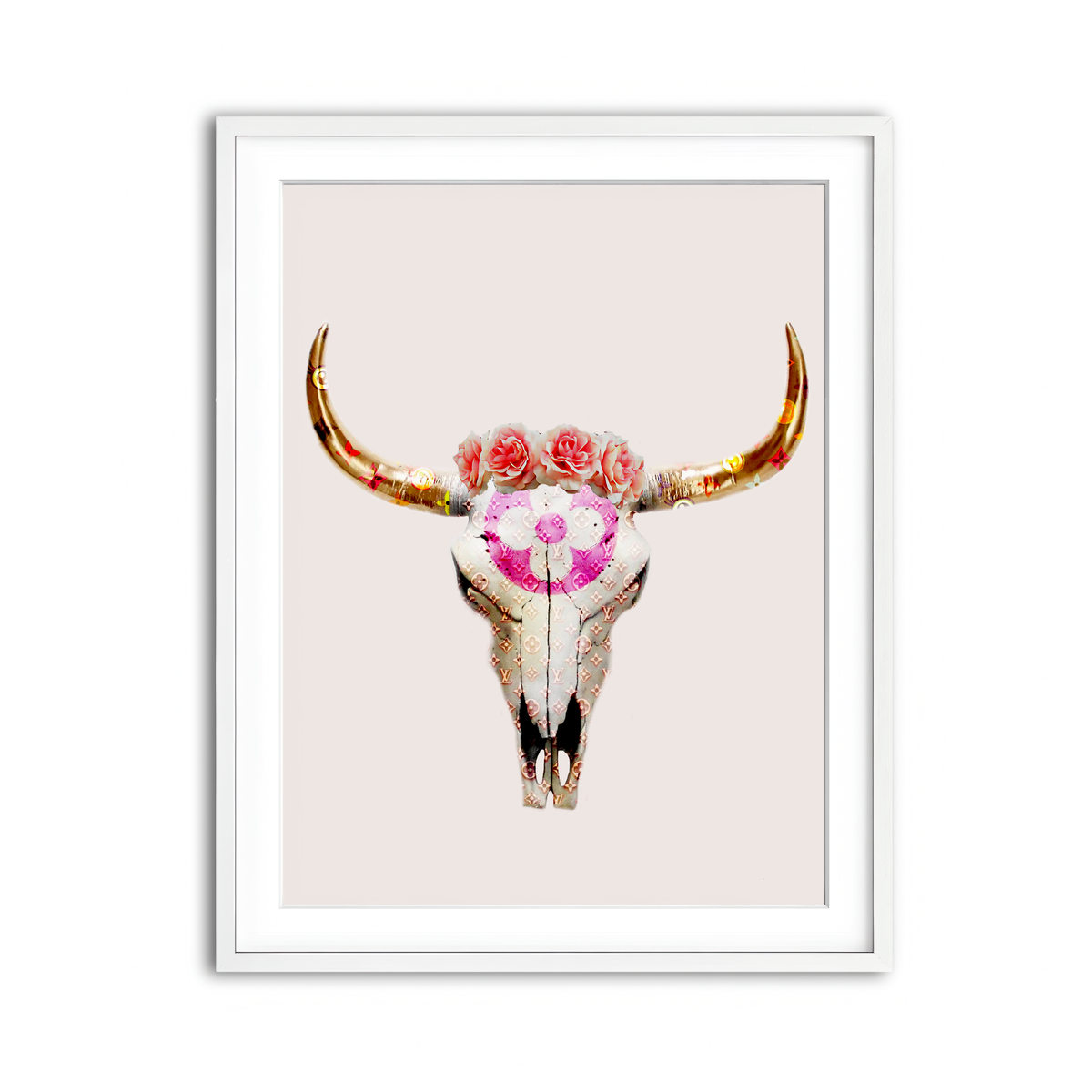 Framed Print 3x4 White