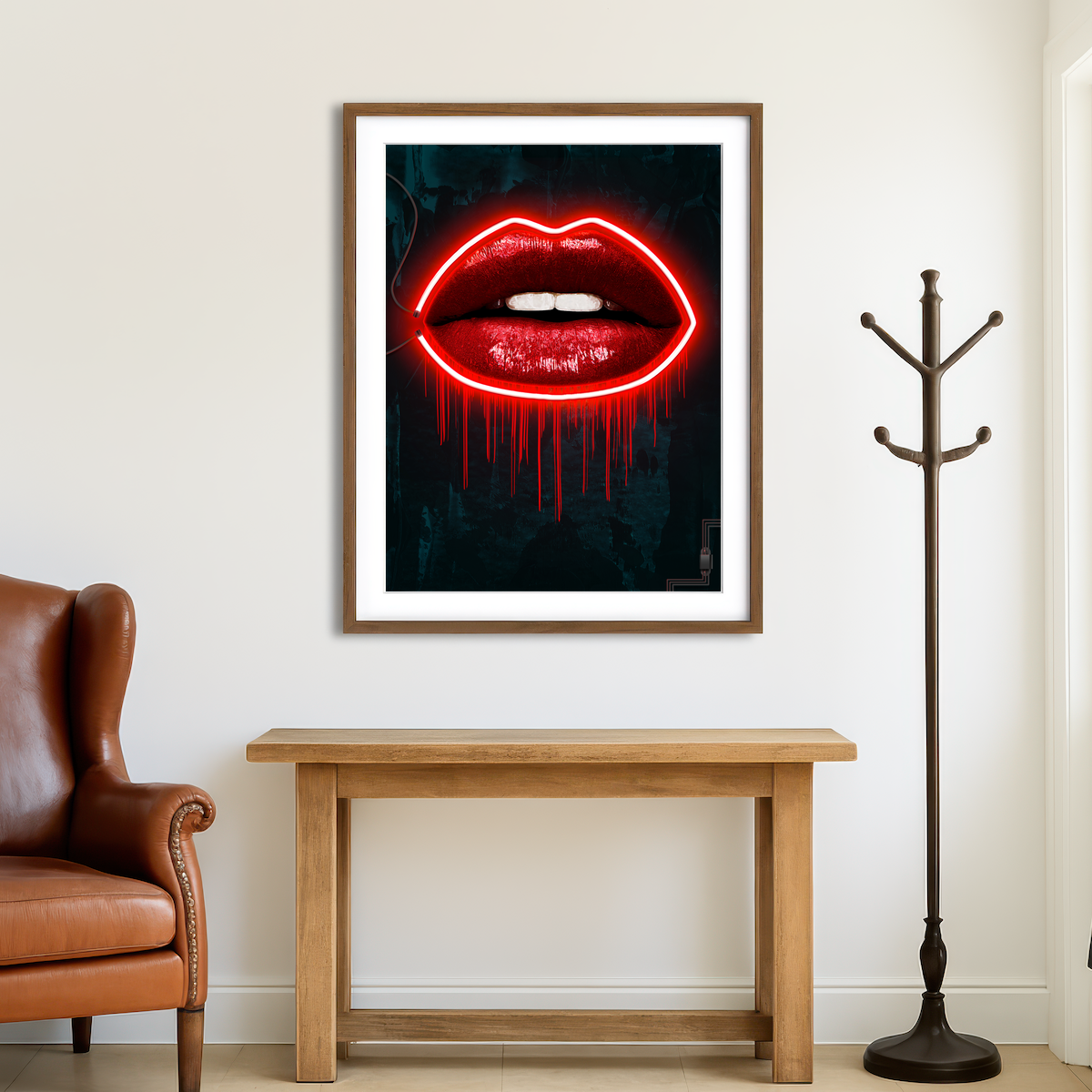 AUTO-MOCKUP ROOM | Lv Lips Wall Art