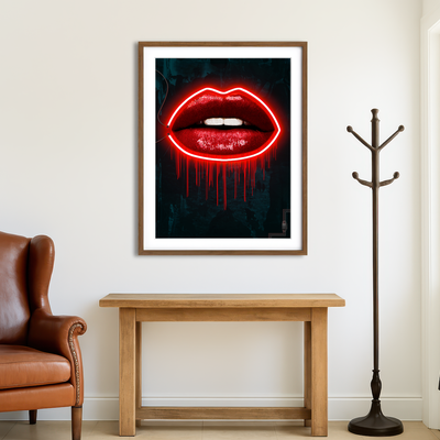 AUTO-MOCKUP ROOM | Lv Lips Wall Art