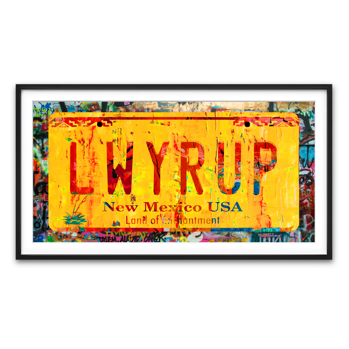 Framed Print 2x1 Black