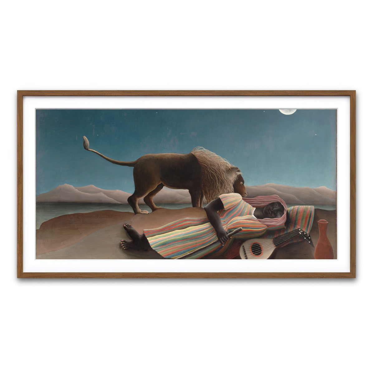 Framed Print 2x1 Walnut