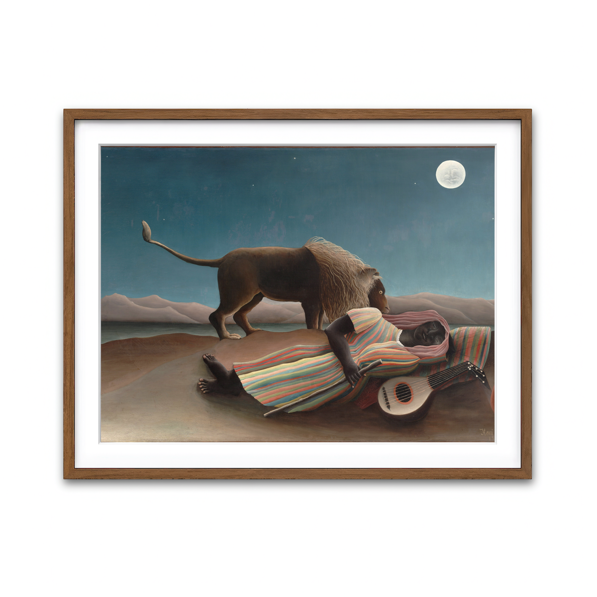Framed Print 4x3 Walnut