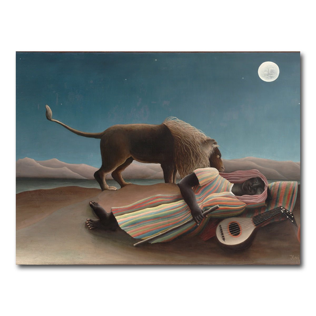 AUTO-MOCKUP WHITE | La Bohemienne endormie | 1 Piece | Gallery Wrap Canvas | group=4x3