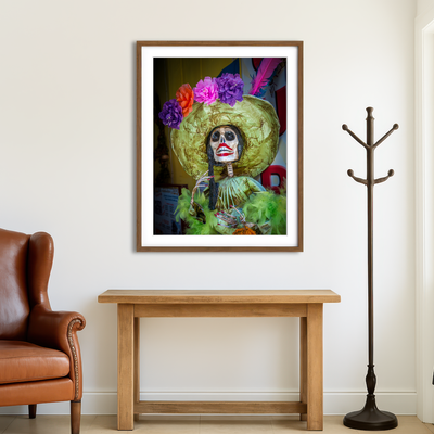 AUTO-MOCKUP ROOM | La Calavera Catrina Wall Art