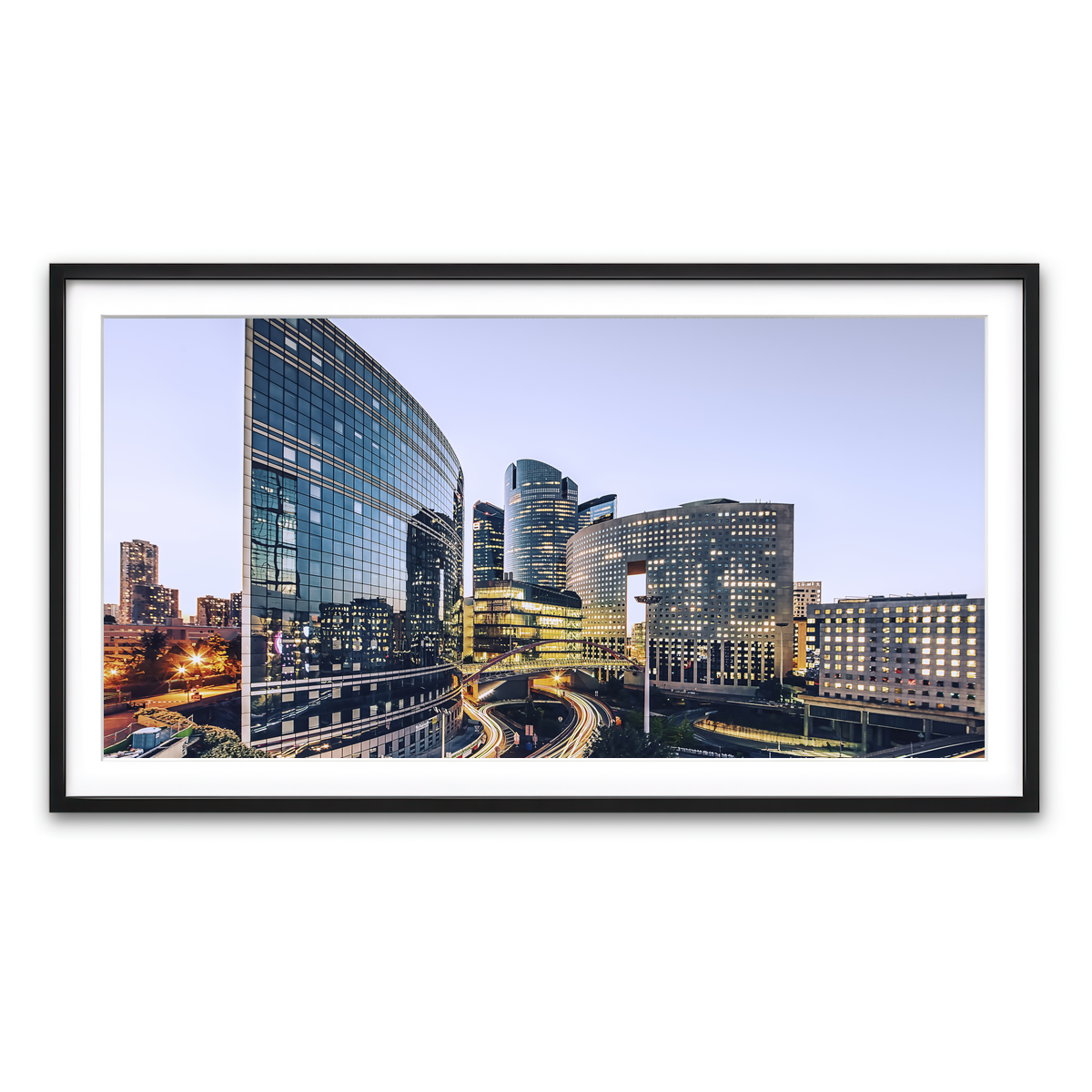 Framed Print 2x1 Black