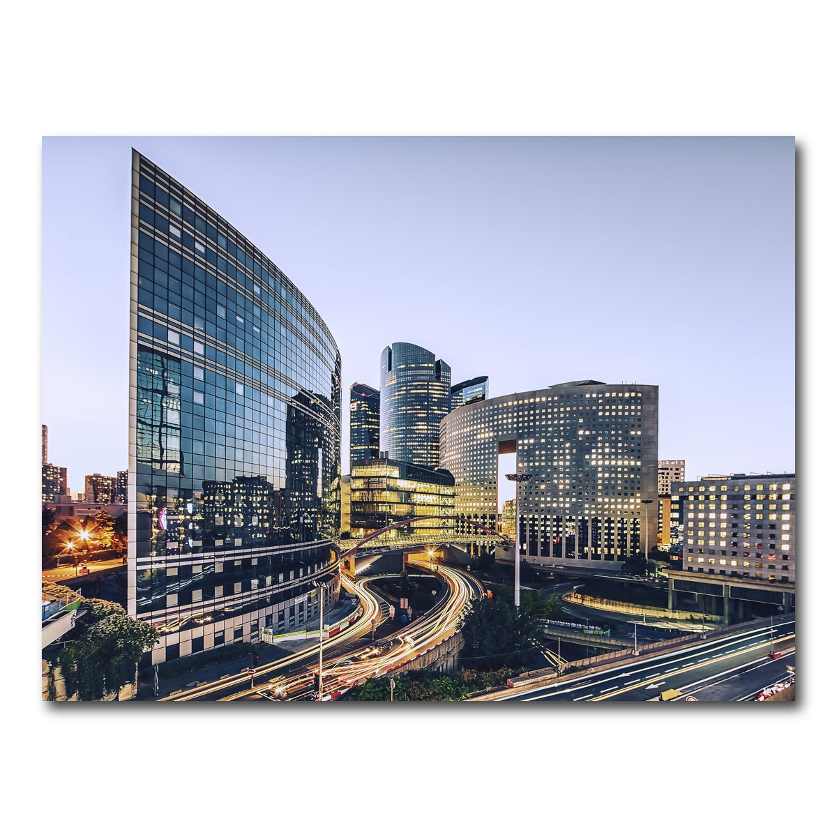 AUTO-MOCKUP WHITE | La Defense | 1 Piece | Gallery Wrap Canvas | group=4x3
