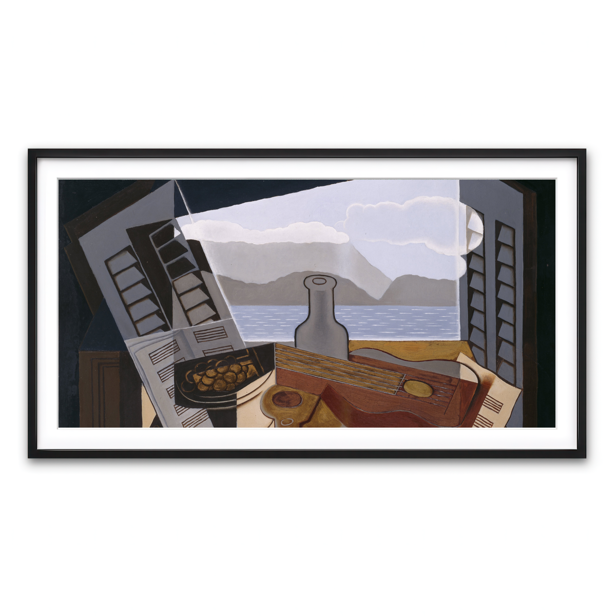 Framed Print 2x1 Black