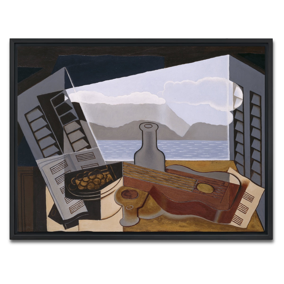 AUTO-MOCKUP WHITE | La Fenetre ouverte | 1 Piece | Black Framed Canvas | group=4x3