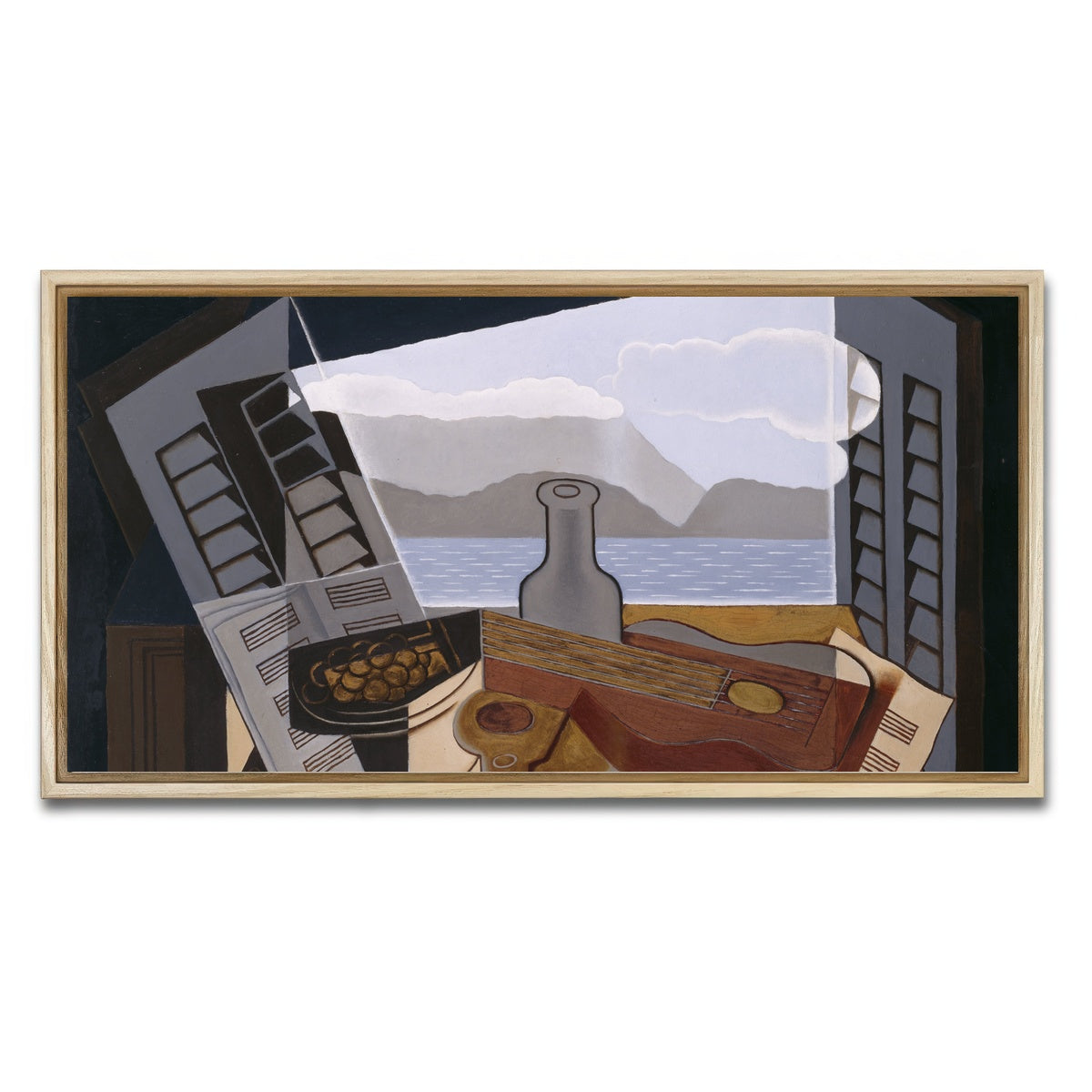 AUTO-MOCKUP WHITE | La Fenetre ouverte | 1 Piece | Natural Framed Canvas | group=2x1