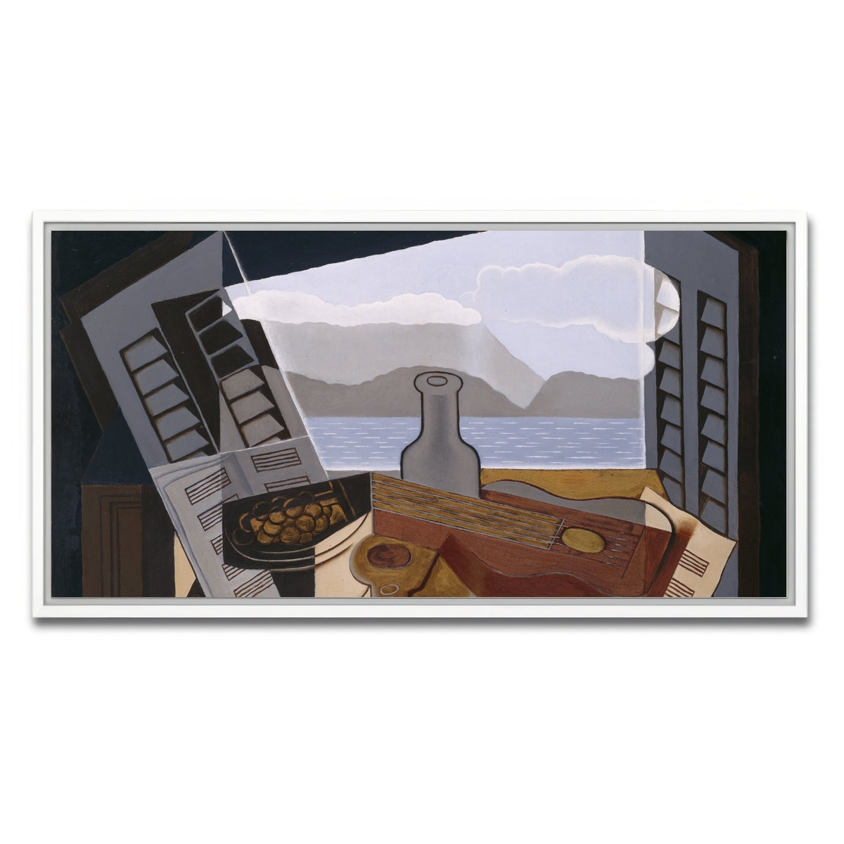 AUTO-MOCKUP WHITE | La Fenetre ouverte | 1 Piece | White Framed Canvas | group=2x1