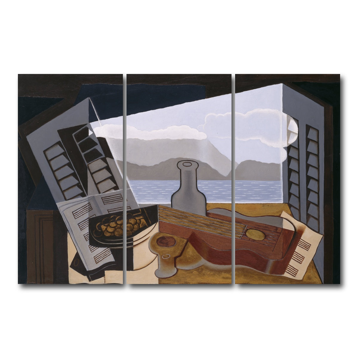 AUTO-MOCKUP WHITE | La Fenetre ouverte | 3 Piece | Gallery Wrap Canvas | group=12x24