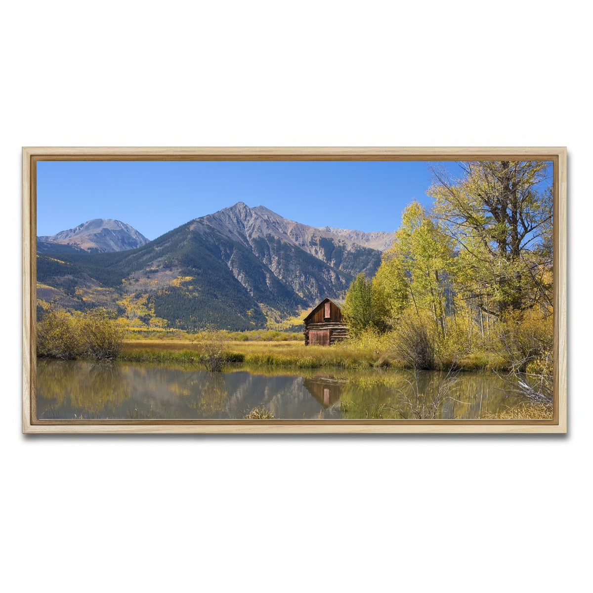AUTO-MOCKUP WHITE | La Plata Peak | 1 Piece | Natural Framed Canvas | group=2x1