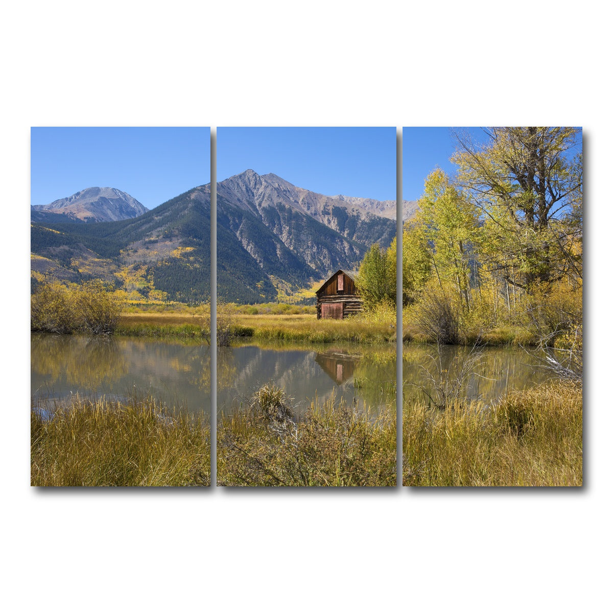 AUTO-MOCKUP WHITE | La Plata Peak | 3 Piece | Gallery Wrap Canvas | group=12x24