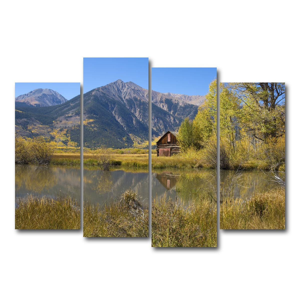 AUTO-MOCKUP WHITE | La Plata Peak | 4 Piece | Gallery Wrap Canvas | group=4_normal