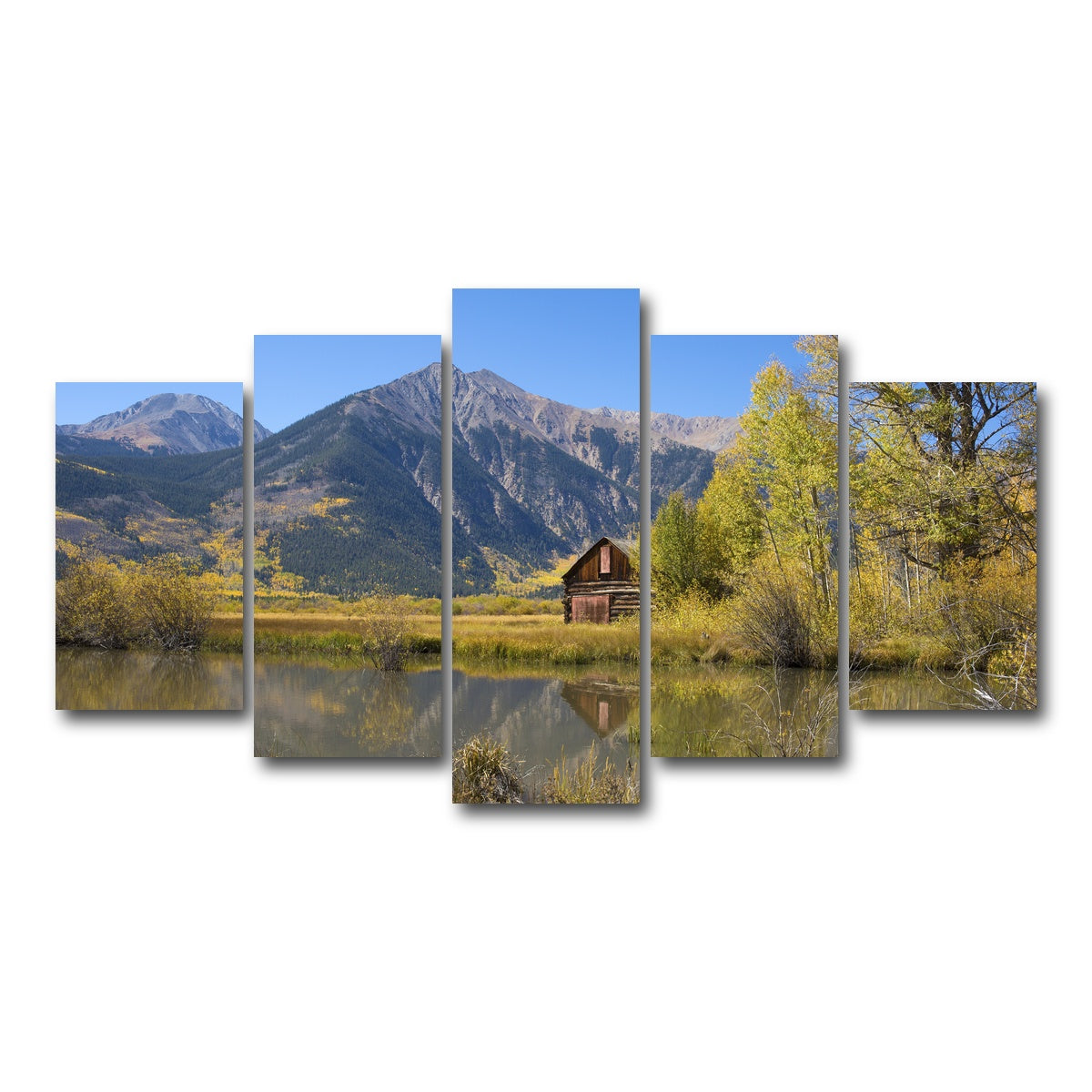 AUTO-MOCKUP WHITE | La Plata Peak | 5 Piece | Gallery Wrap Canvas | group=5_normal