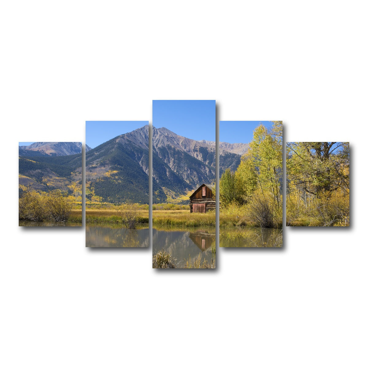 AUTO-MOCKUP WHITE | La Plata Peak | 5 Piece | Gallery Wrap Canvas | group=5_short