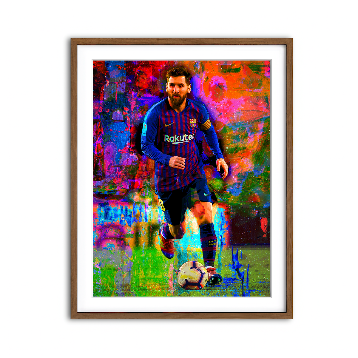 Framed Print 3x4 Walnut