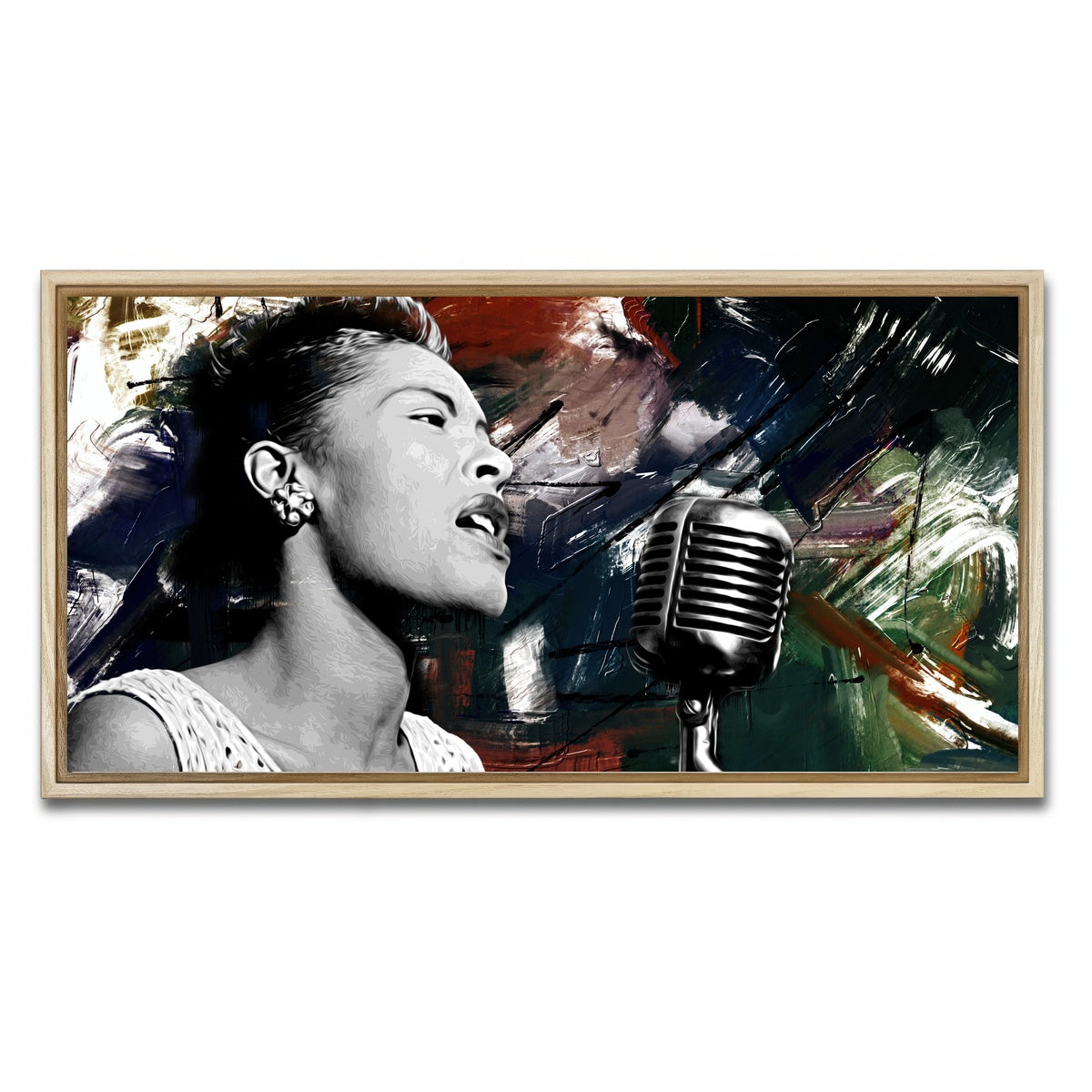 AUTO-MOCKUP WHITE | Lady Day | 1 Piece | Natural Framed Canvas | group=2x1