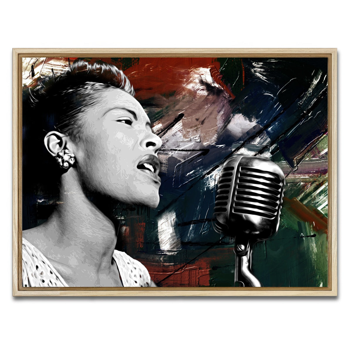 AUTO-MOCKUP WHITE | Lady Day | 1 Piece | Natural Framed Canvas | group=4x3