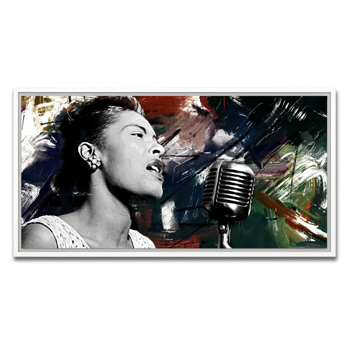 AUTO-MOCKUP WHITE | Lady Day | 1 Piece | White Framed Canvas | group=2x1