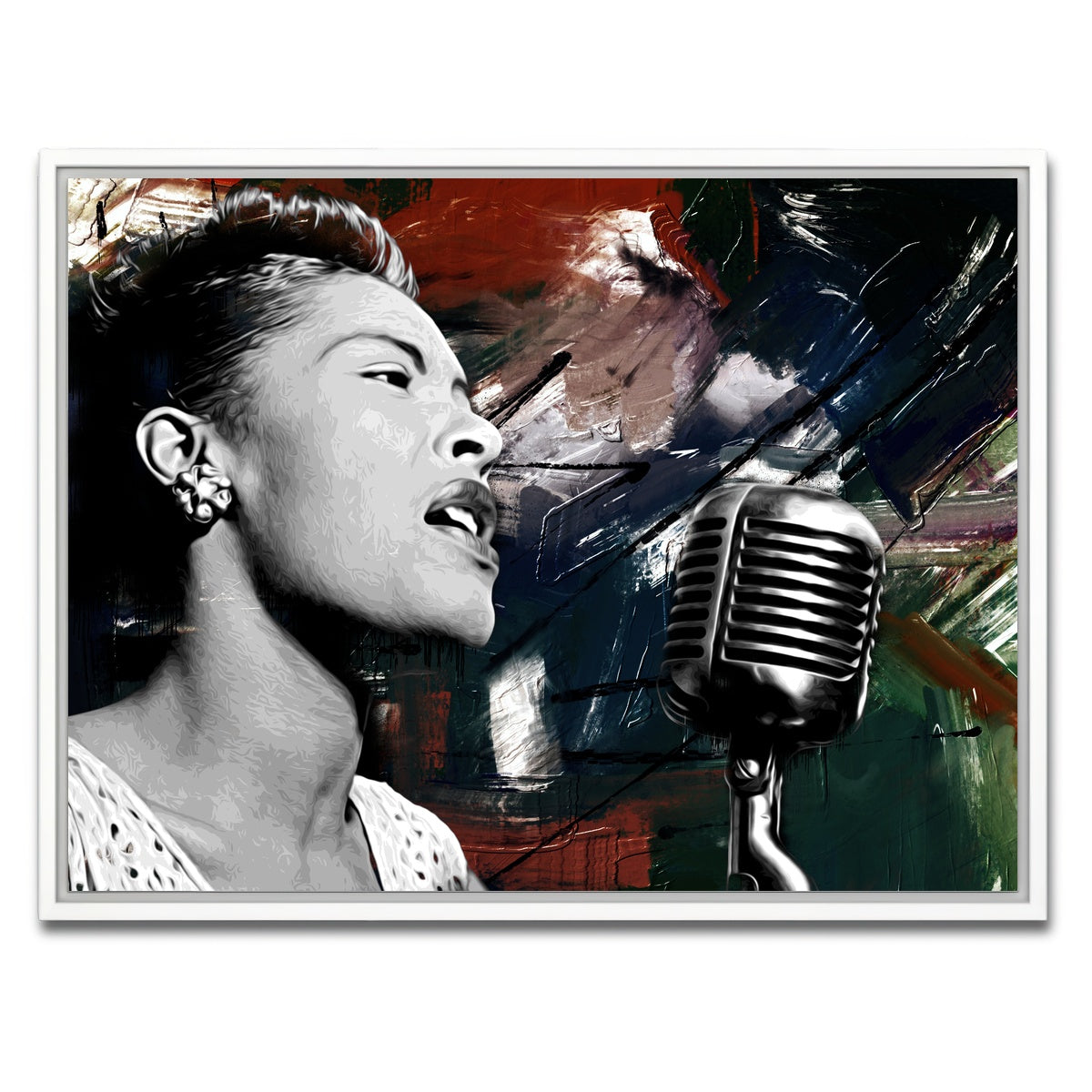 AUTO-MOCKUP WHITE | Lady Day | 1 Piece | White Framed Canvas | group=4x3