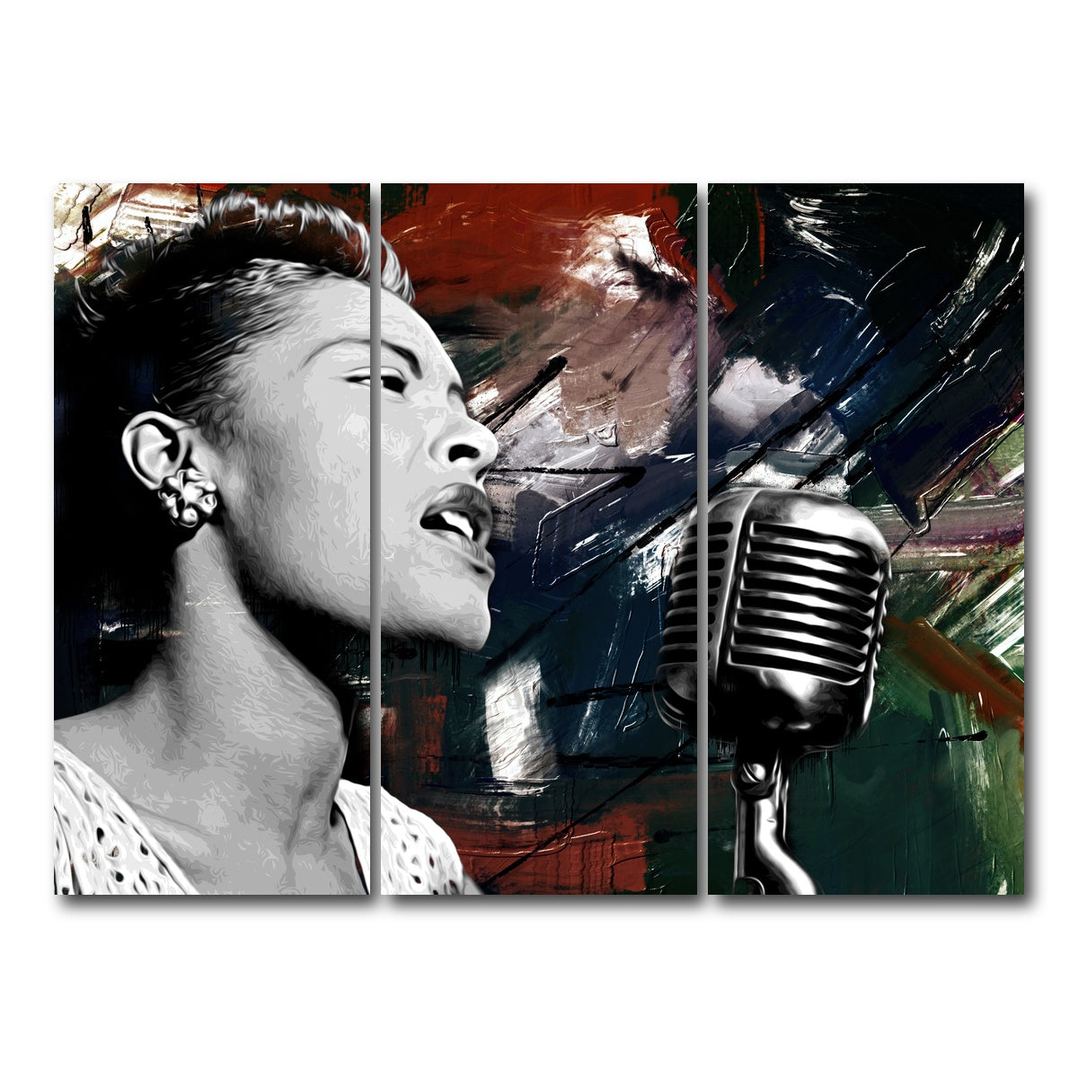 AUTO-MOCKUP WHITE | Lady Day | 3 Piece | Gallery Wrap Canvas | group=8x18