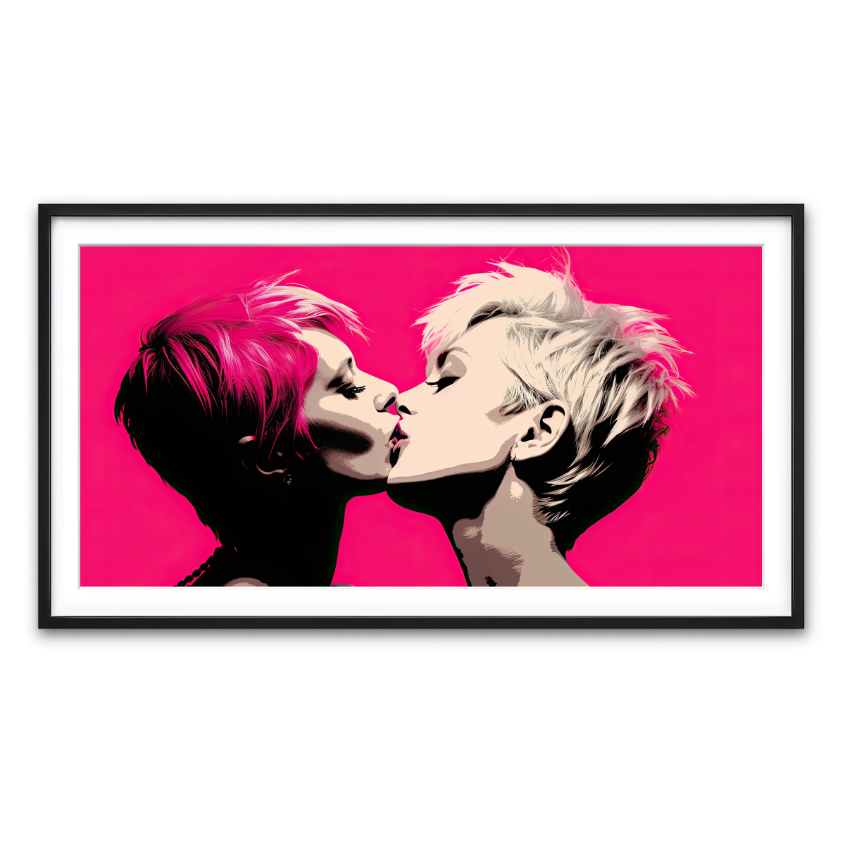 Framed Print 2x1 Black