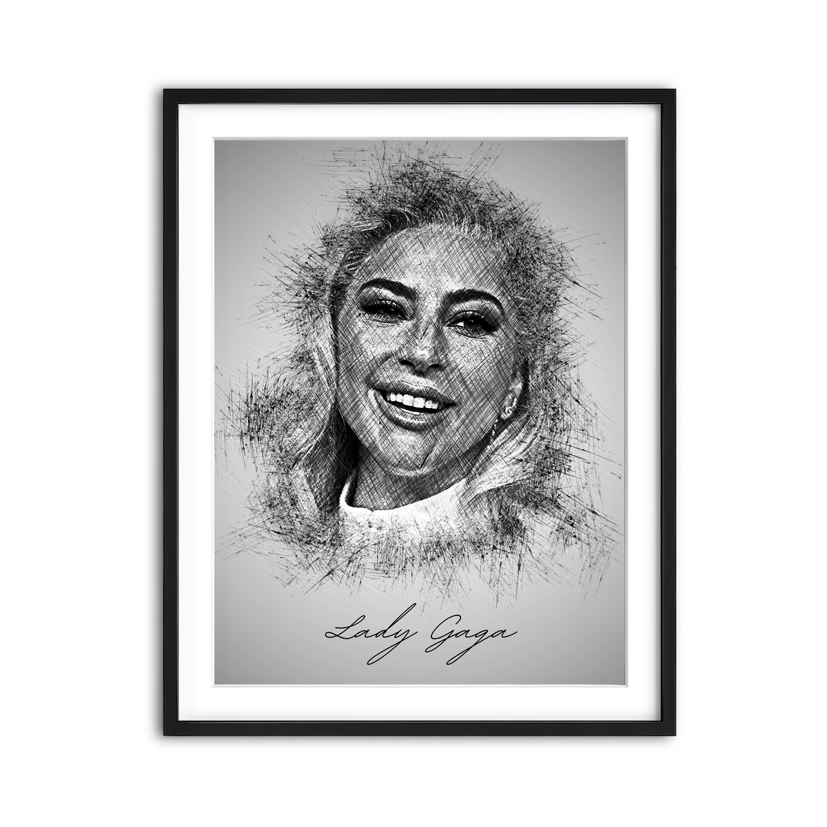 Framed Print 3x4 Black