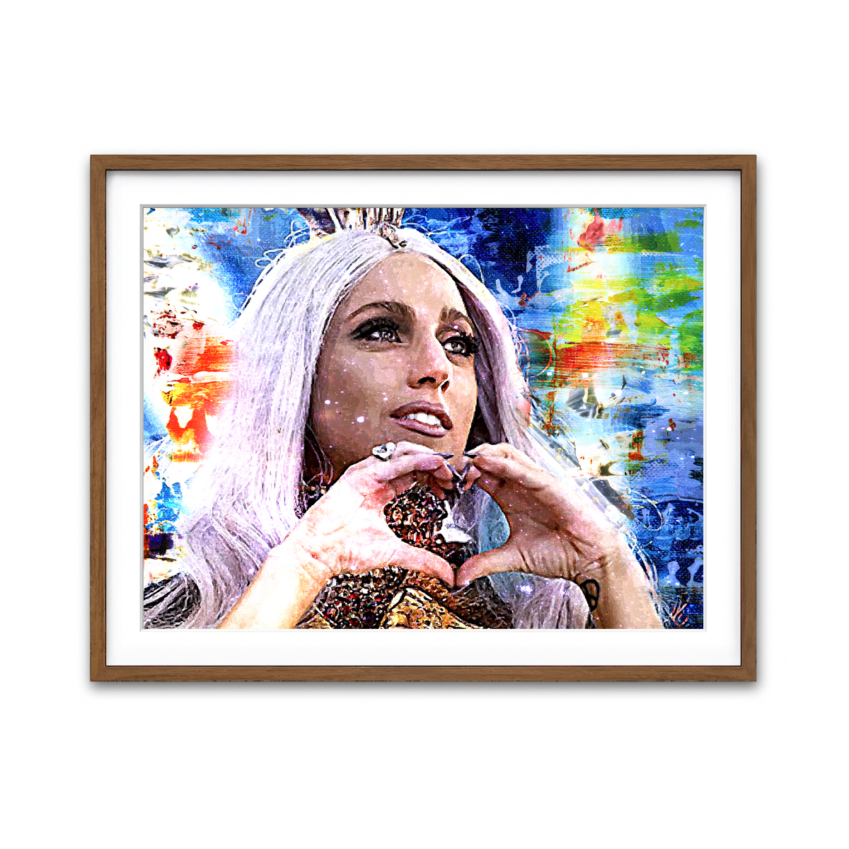 Framed Print 4x3 Walnut