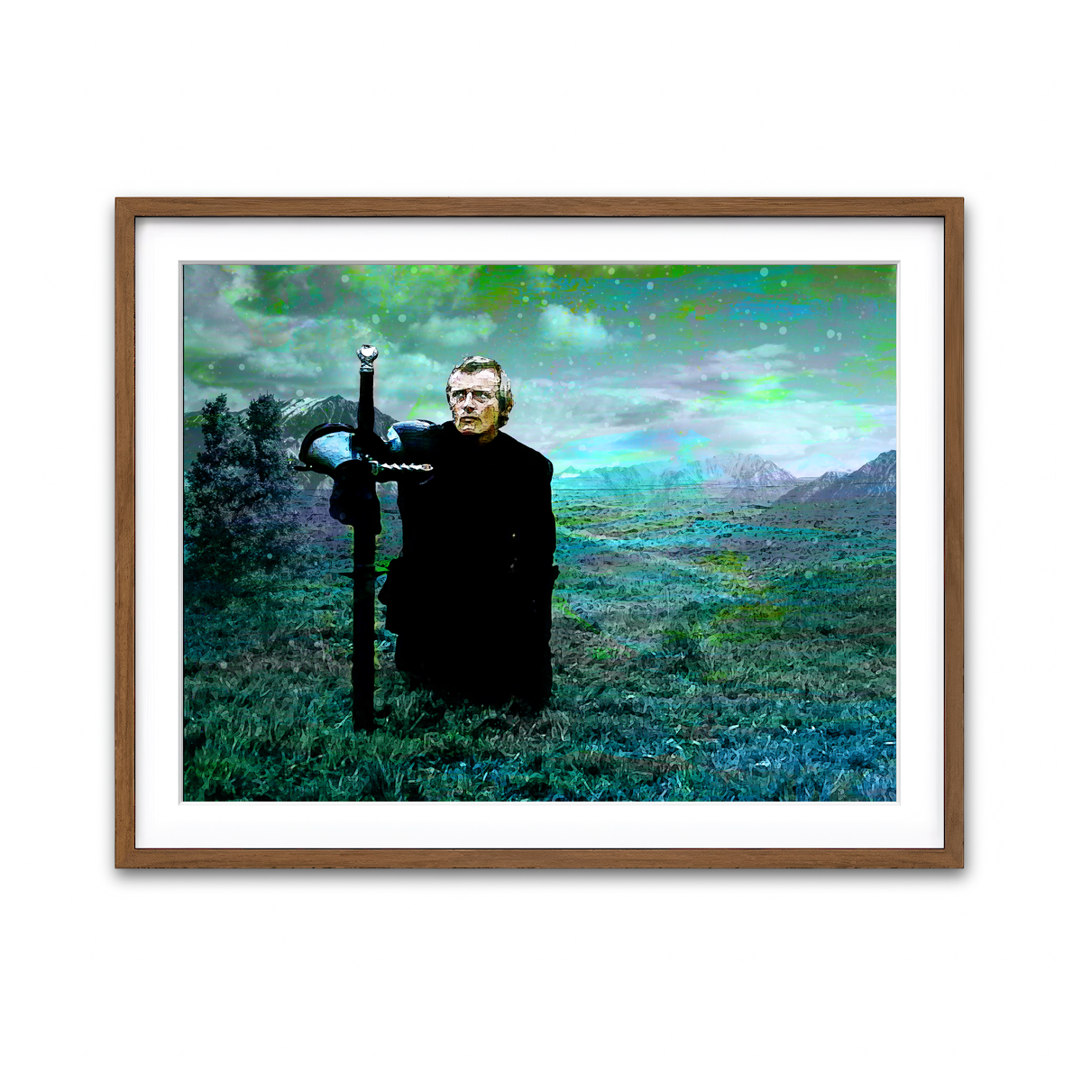 Framed Print 4x3 Walnut