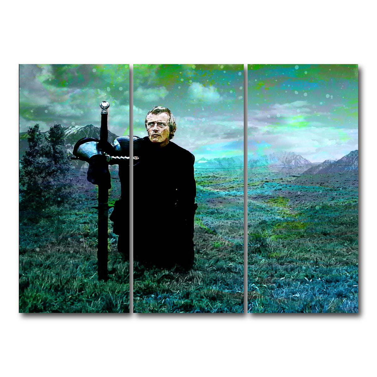 AUTO-MOCKUP WHITE | Ladyhawke | 3 Piece | Gallery Wrap Canvas | group=8x18