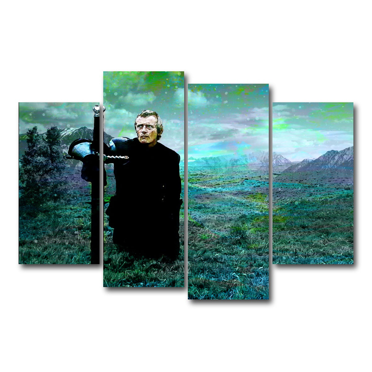 AUTO-MOCKUP WHITE | Ladyhawke | 4 Piece | Gallery Wrap Canvas | group=4_short