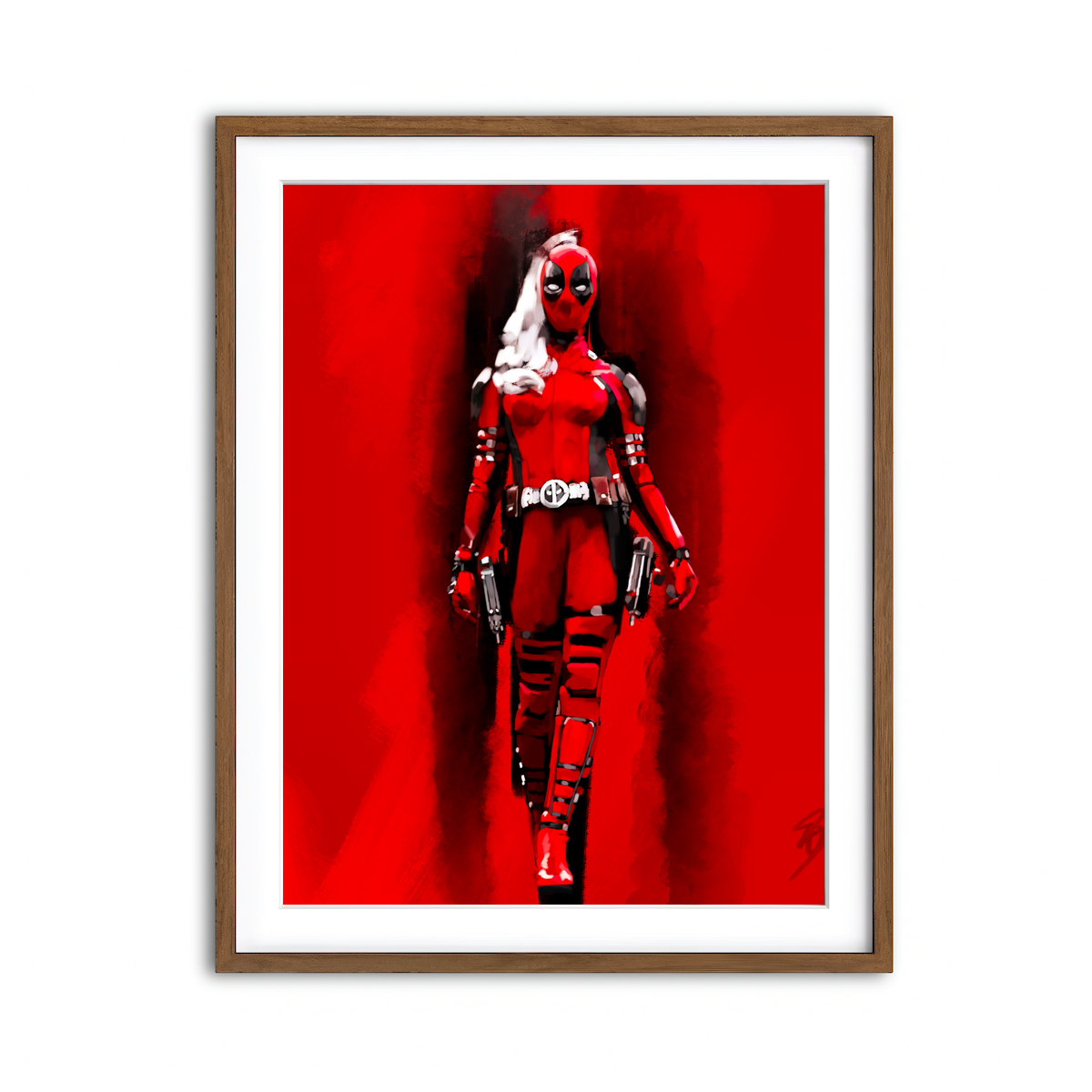 Framed Print 3x4 Walnut