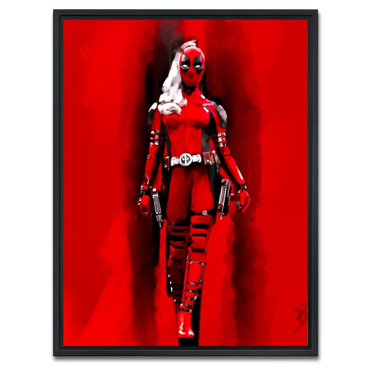 AUTO-MOCKUP WHITE | Ladypool | 1 Piece | Black Framed Canvas | group=3x4