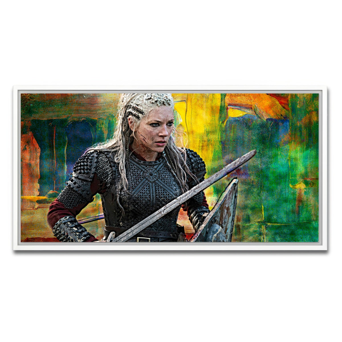 AUTO-MOCKUP WHITE | Lagertha | 1 Piece | White Framed Canvas | group=2x1