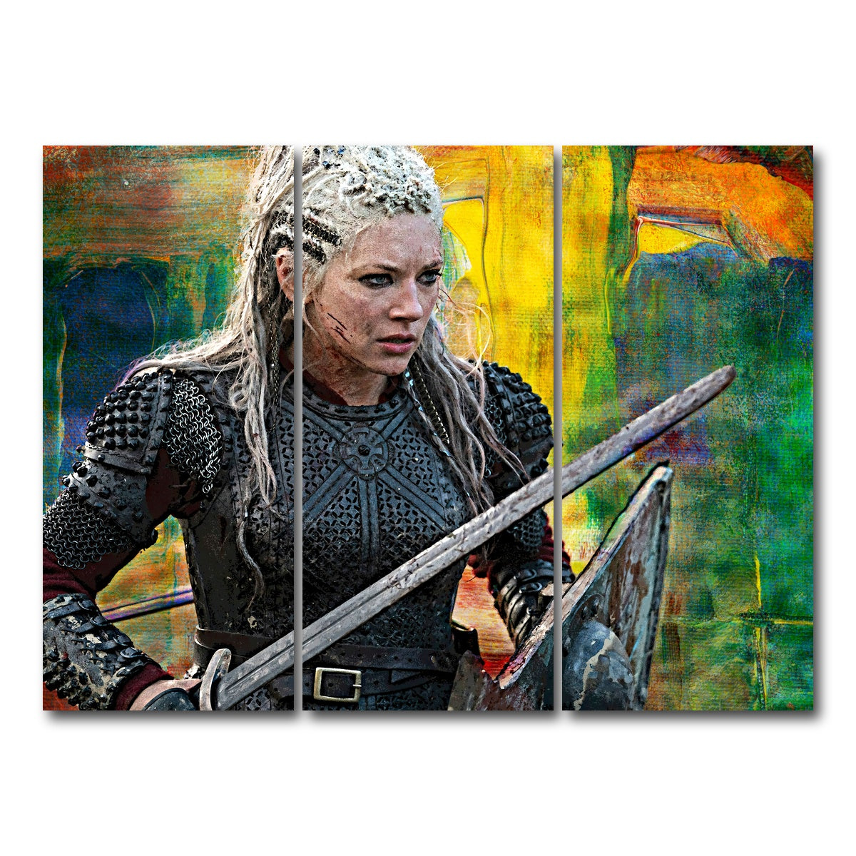 AUTO-MOCKUP WHITE | Lagertha | 3 Piece | Gallery Wrap Canvas | group=8x18