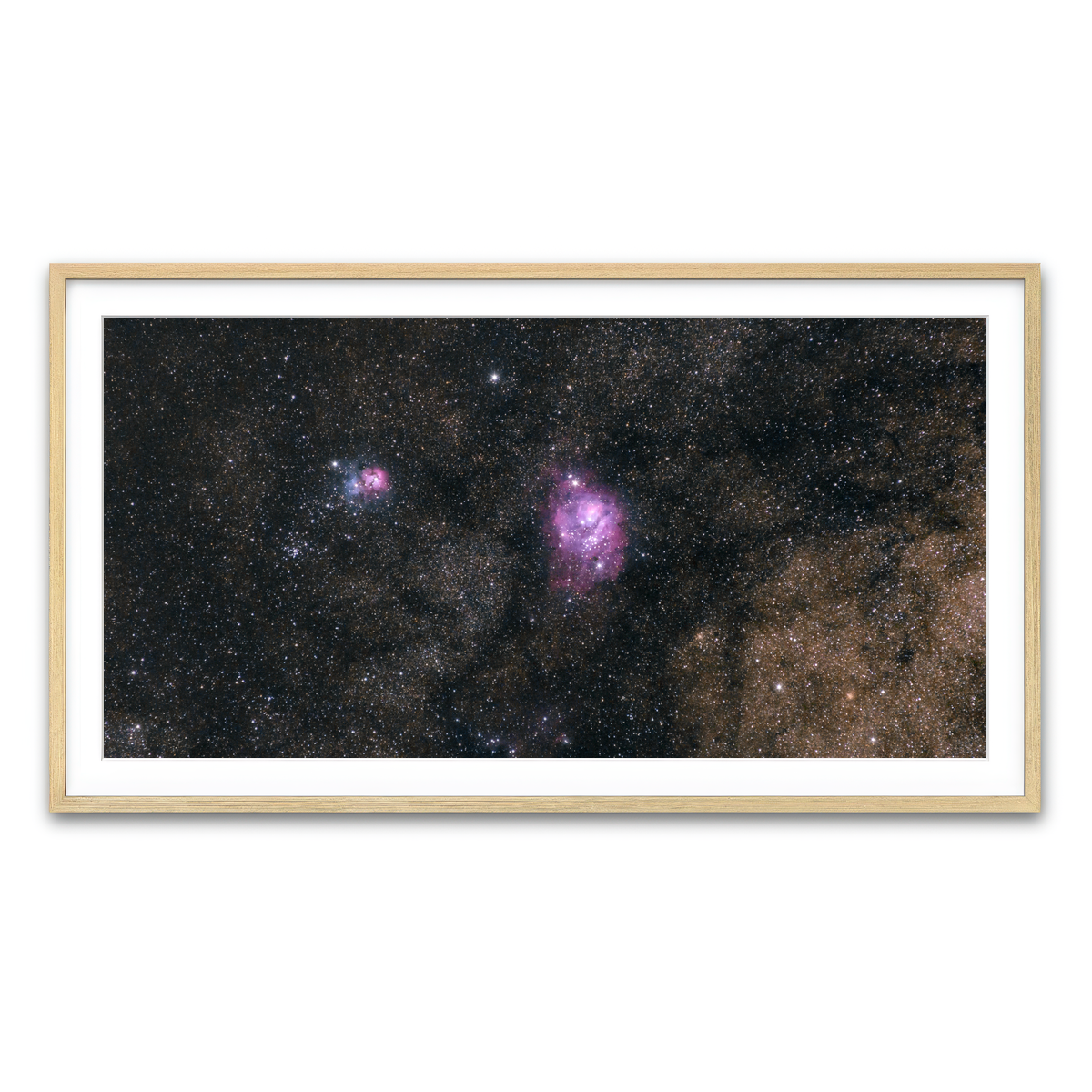 Framed Print 2x1 Natural