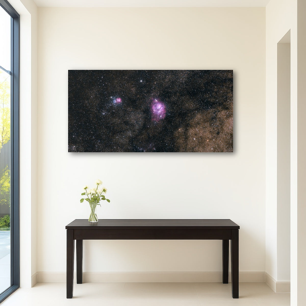 AUTO-MOCKUP ROOM | Lagoon and Trifid nebula