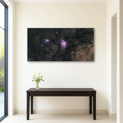 AUTO-MOCKUP ROOM | Lagoon and Trifid nebula