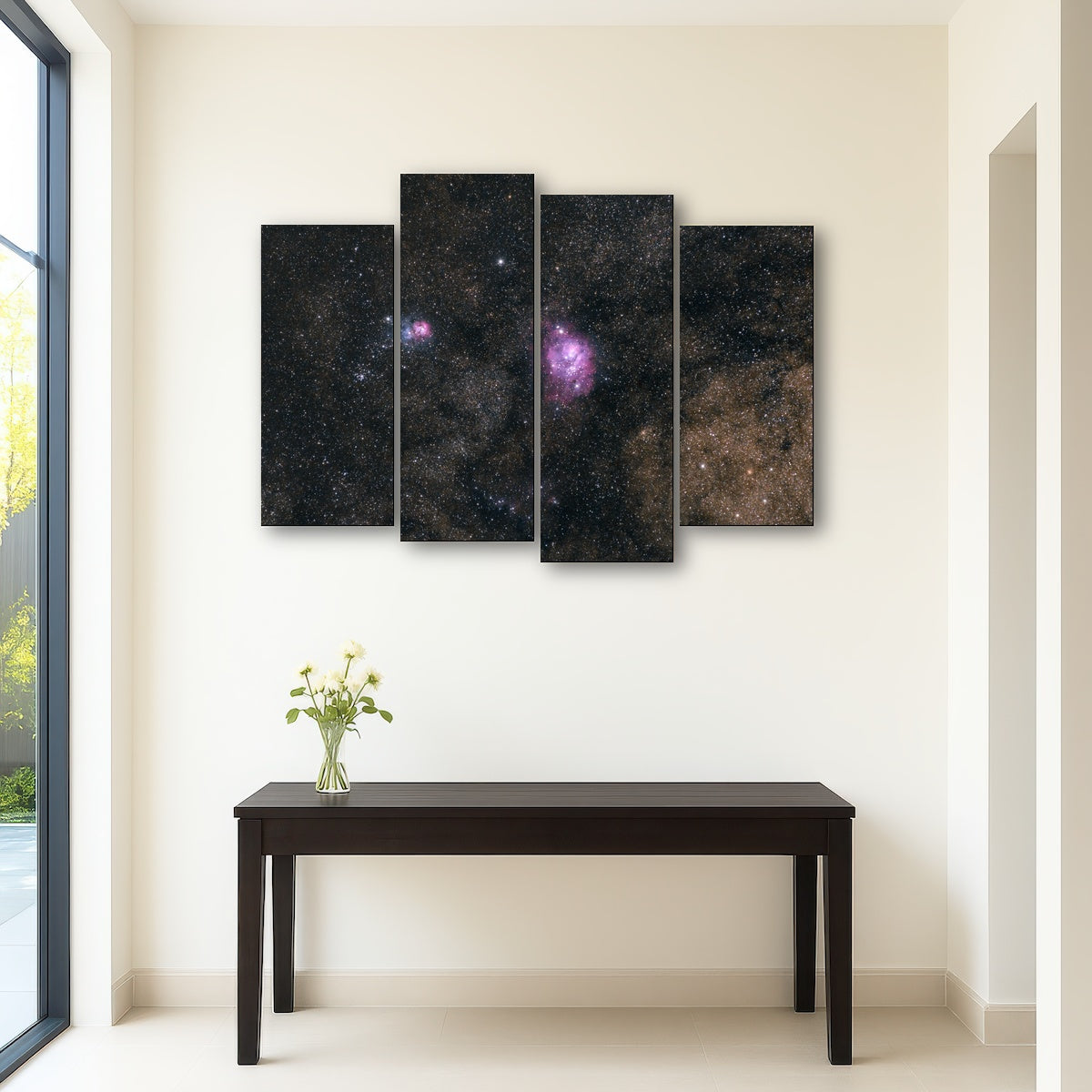 AUTO-MOCKUP ROOM | Lagoon and Trifid nebula