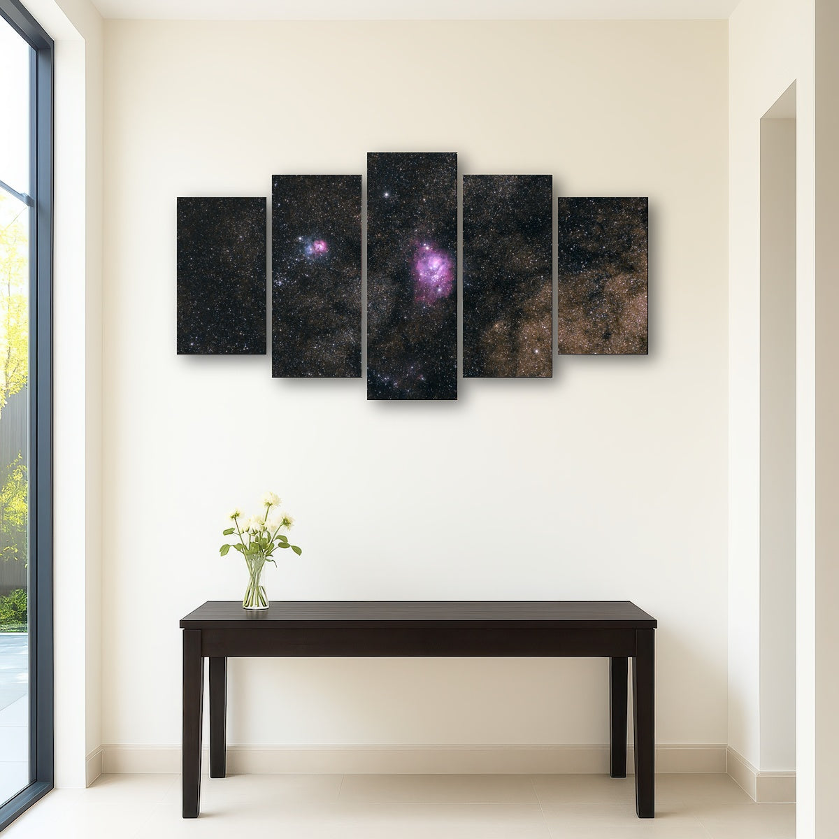 AUTO-MOCKUP ROOM | Lagoon and Trifid nebula