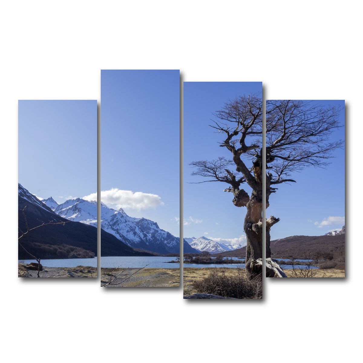 AUTO-MOCKUP WHITE | Laguna Hija - El Chalten | 4 Piece | Gallery Wrap Canvas | group=4_normal