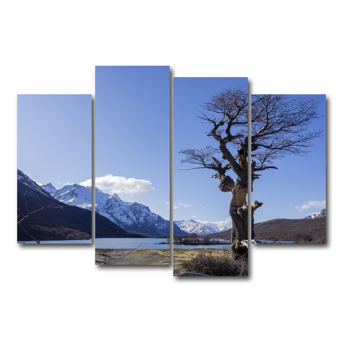 AUTO-MOCKUP WHITE | Laguna Hija - El Chalten | 4 Piece | Gallery Wrap Canvas | group=4_short